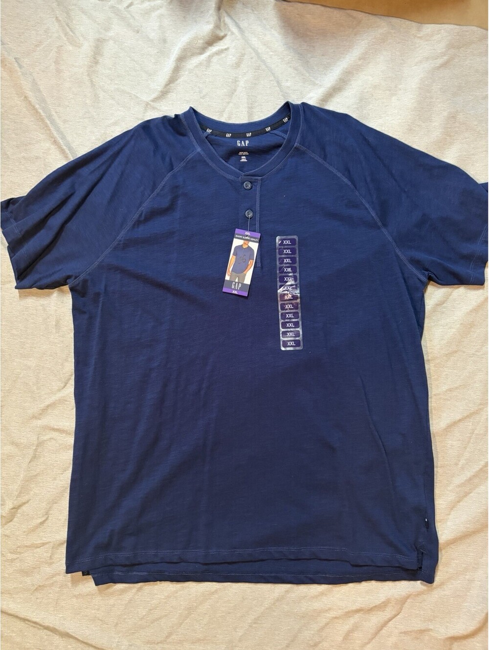 Gap Men’s Henley Shirts XXL – 2 Pack Bundle – New With Tags